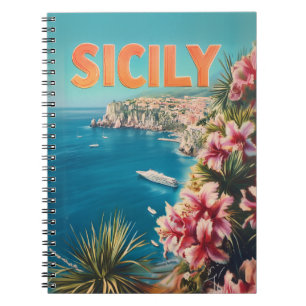 Sicilië bloemen notitieboek