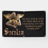 Sicilië Handelsteken Banner () (Horizontaal)