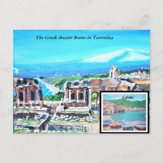 Sicilië, Italië - Briefkaart (Voorkant)