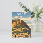 Sicilië Italië Briefkaart (Staand voorkant)