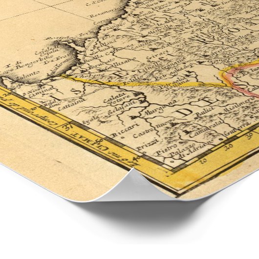 Sicilië Italië Poster (Hoek)