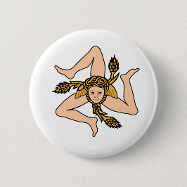 Sicilië Italië Ronde Button 5,7 Cm