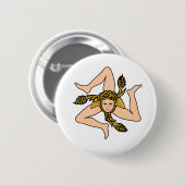 Sicilië Italië Ronde Button 5,7 Cm (Voorkant /achterkant)