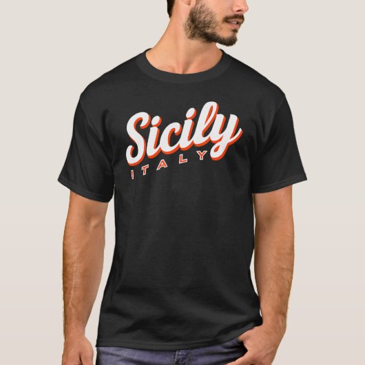 Sicilië Italië T-shirt (Voorkant)