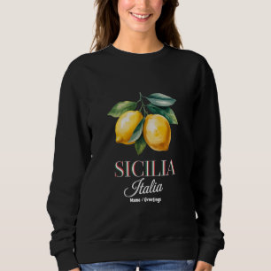 Sicilië Italië Trots Siciliaanse Verse Italiaanse Trui