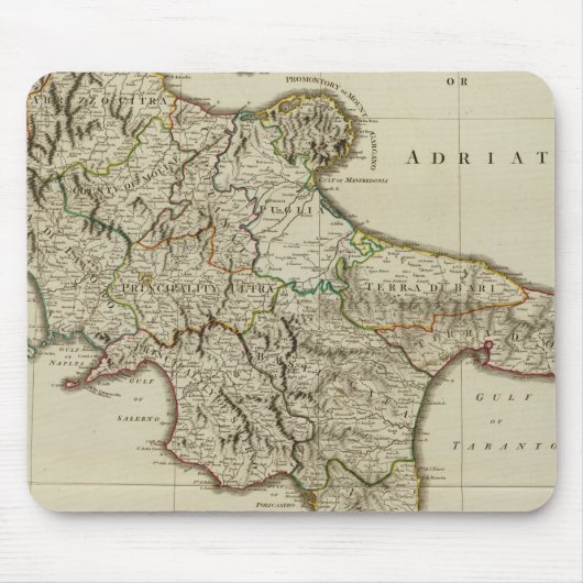 Sicilië, Koninkrijk Napels Muismat (Voorkant)