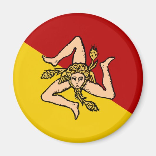 Sicilië Magneet (Voorkant)