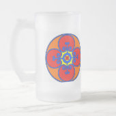 Sicilië mediterraan design matglas bierpul (Links)