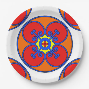 Sicilië mediterraan design papieren bordje