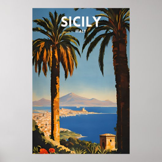 Sicilië Poster (Voorkant)