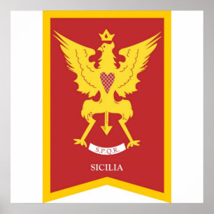 Sicilië Poster Italië