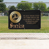 Sicilië reclamebord spandoek (Insitu)