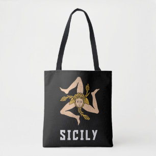Sicilië  Stijl Vlag Draagtas