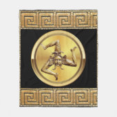 Sicilië Symbool Deken (Voorkant)