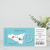 Sicilië Uitnodiging voor weddenschappen (Staand voorkant)