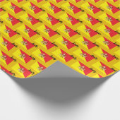 Sicilië — Verpakkingspapier, patriottisch voor de  Cadeaupapier (Hoek)