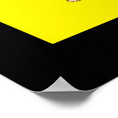 Sicilië vlag 14 x 11 inch, Poster papier (steen) (Hoek)