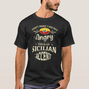 Sicilië - Vlaggenhuizen voor Siciliaanse mannen T-shirt