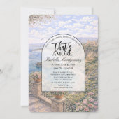 Sicily Coast Italian Themed Bridal Shower Kaart (Voorkant)