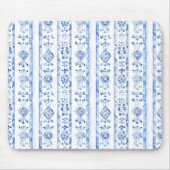 Sicily Italian Rustic Blue Stripes Muismat (Voorkant)