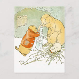 Sick Baby Prairie Dog Coughs Briefkaart