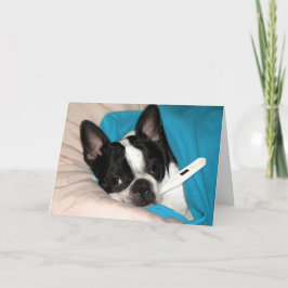 Sick Day Doggie Kaart