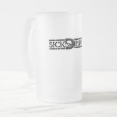 Sick Drummer Mugazine Matglas Bierpul (Voorkant links)