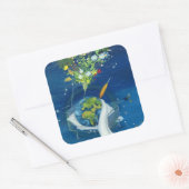 Sick Earth 2008 Vierkante Sticker (Envelop)