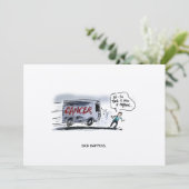 Sick geluk Funny Cancer Briefkaart (Staand voorkant)