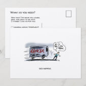 Sick geluk Funny Cancer Briefkaart (Voorkant / Achterkant)