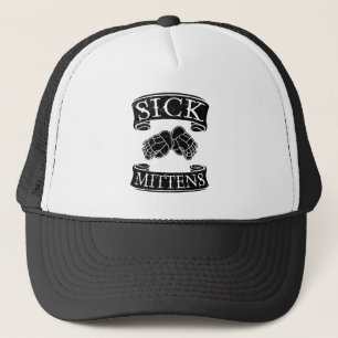 Sick Mittens Funny Hockey Slang Trucker Pet