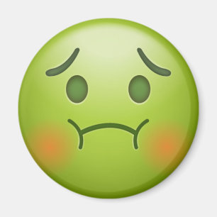 Sick note Emoji Face Magneet
