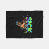 Sick Seven Meme Graffiti Drip Fun Wordplay  Fleece Deken (Voorkant (Horizontaal))