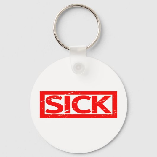 Sick Stamp Sleutelhanger (Voorkant)