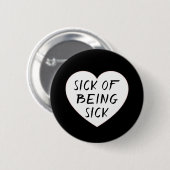 SICK VAN SICK RONDE BUTTON 5,7 CM (Voorkant /achterkant)