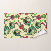 Sick Zombie Pattern Bad Handdoek (Handdoek)