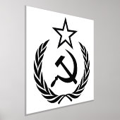 Sickle And Hammer, USSR, CCCP, Communism Folie Afdrukken (Laagn)