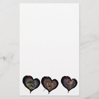 Sickle Cell Heart Briefpapier