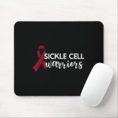 Sickle Cell Warrior - Bewustmakingsmaand Bourgogne Muismat (Met muis)