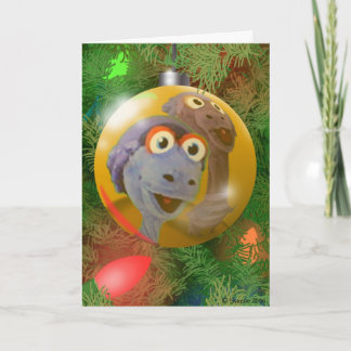 Sid en Ed bulb Feestdagen Kaart