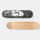 Sid Graffiti aangepast skateboard (Horizontaal)