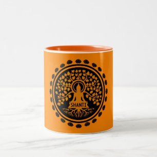 Siddhartha Gautama, Boeddhistische kunst Tweekleurige Koffiemok