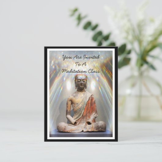 Siddhartha Gautama Statue Kaart (Staand voorkant)