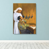 Side by Side Canvas Afdruk (Insitu (Houten vloer))