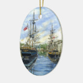 'Side by Side' Keramisch Ornament (Links)