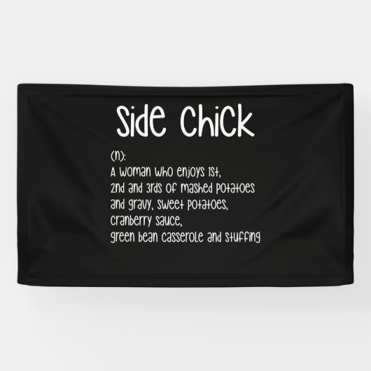 Side Chick Deinition Thanksgiving Spandoek (Horizontaal)