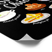 Side Chick,funny Thanksgiving Dishes Gift Tee Men Poster (Hoek)