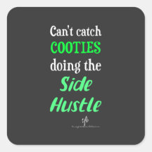 Side Hustle Cooties Neon Green-tekst