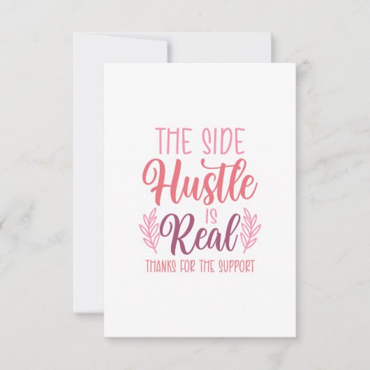 Side Hustle Merci Cartes (Devant)