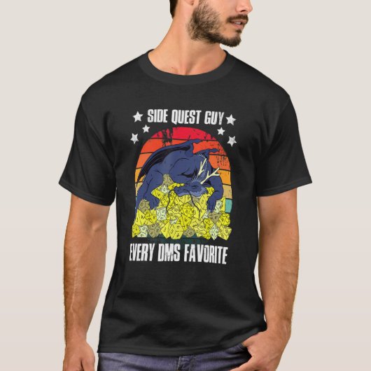 Side Quest Guy Every DMs Favorite 1 T-shirt (Voorkant)